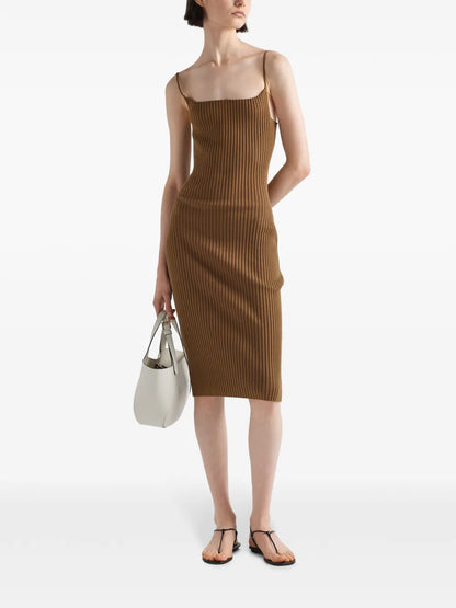Ribbed Tank Dress