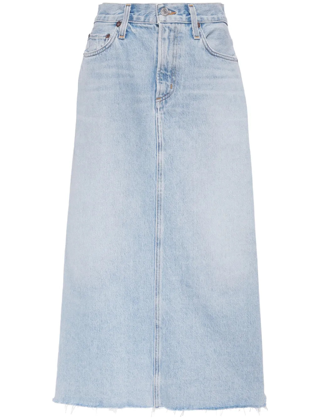 Della High-Rise Denim Skirt