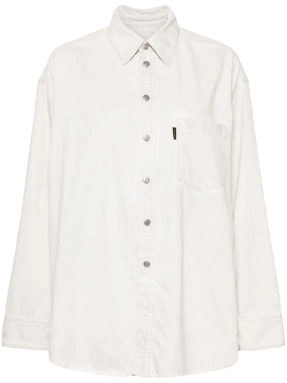 Patch-Pocket Cotton Shirt