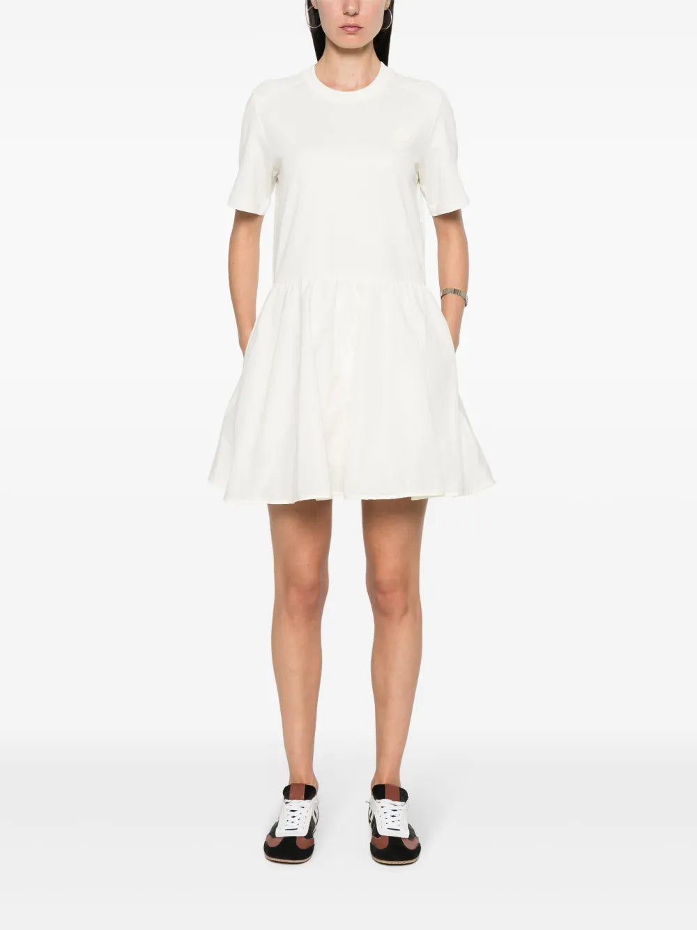 Panelled-Design Dress