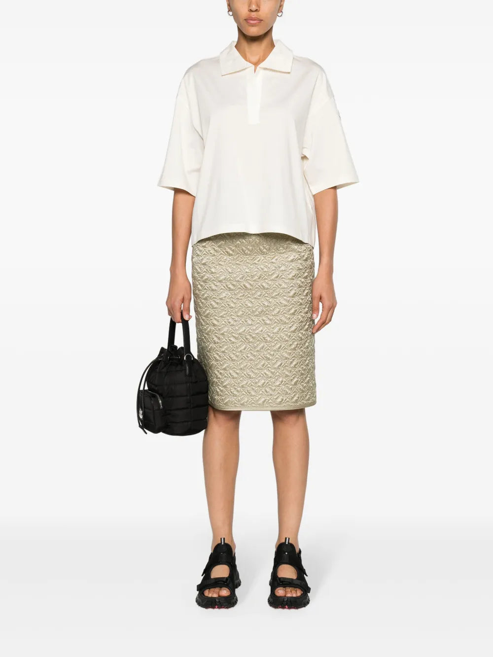 Quilted Pencil Skirt