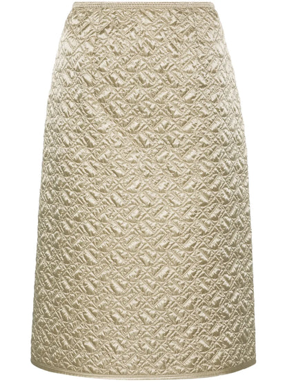 Quilted Pencil Skirt