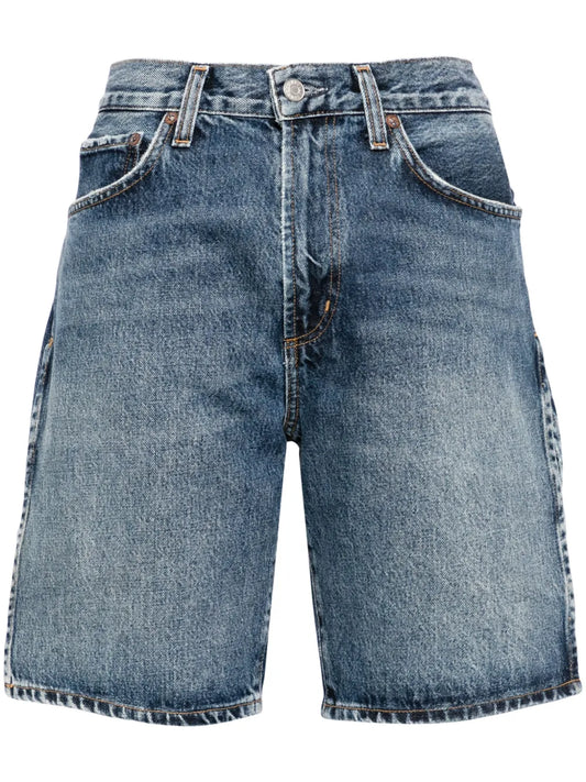 Vida Cotton Denim Shorts