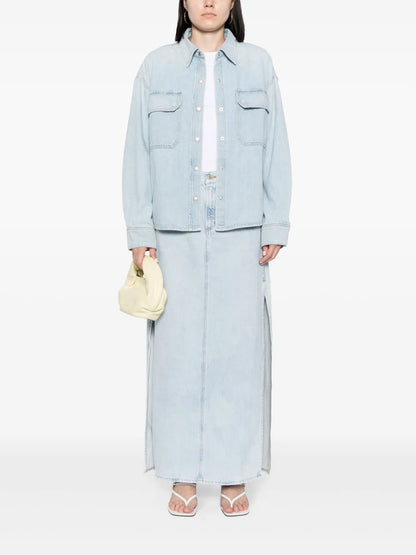 Astrid Denim Maxi Skirt