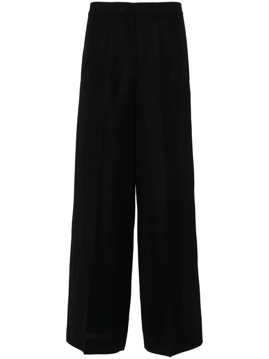 Twill Palazzo Pants