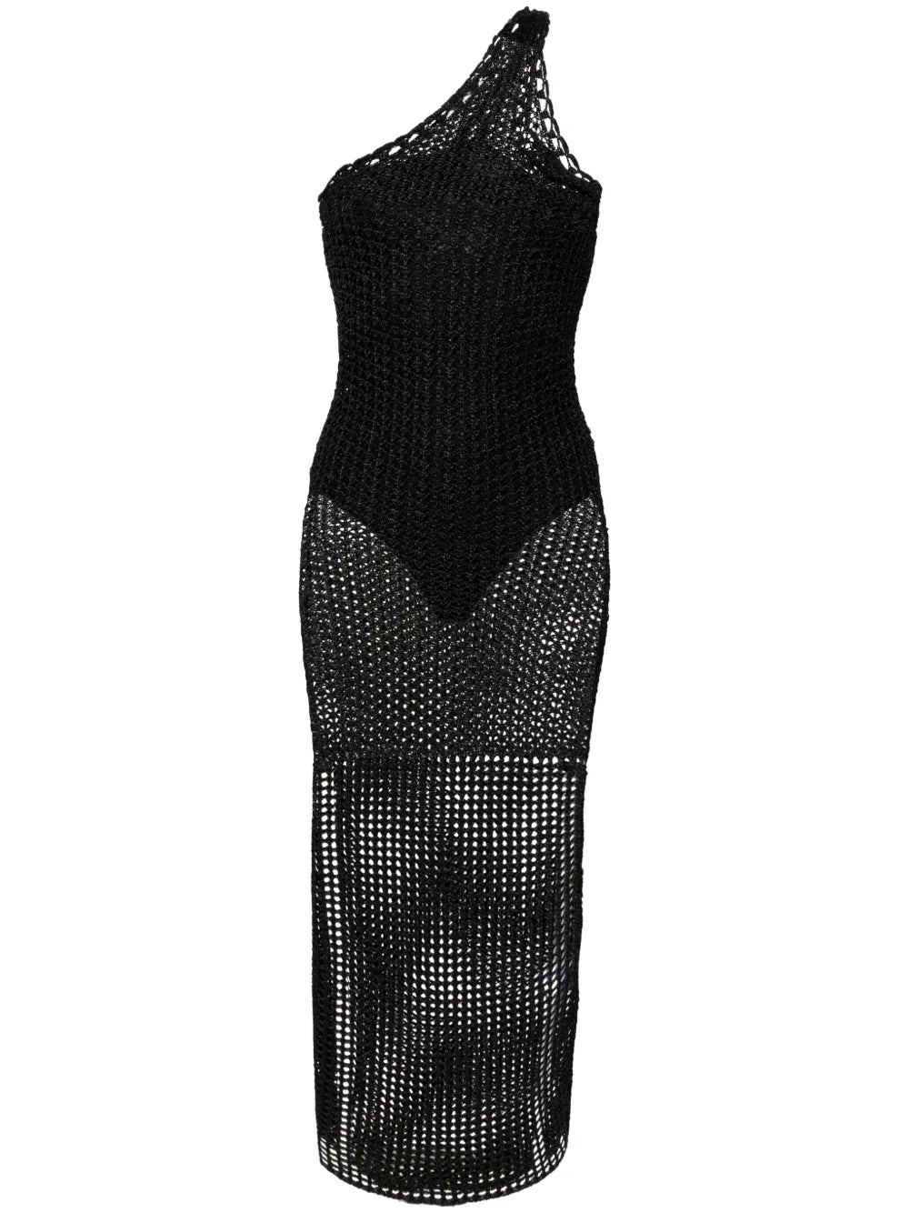 Widdy One-Shoulder Knitted Dress