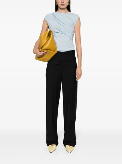 Twill Tapered Trousers
