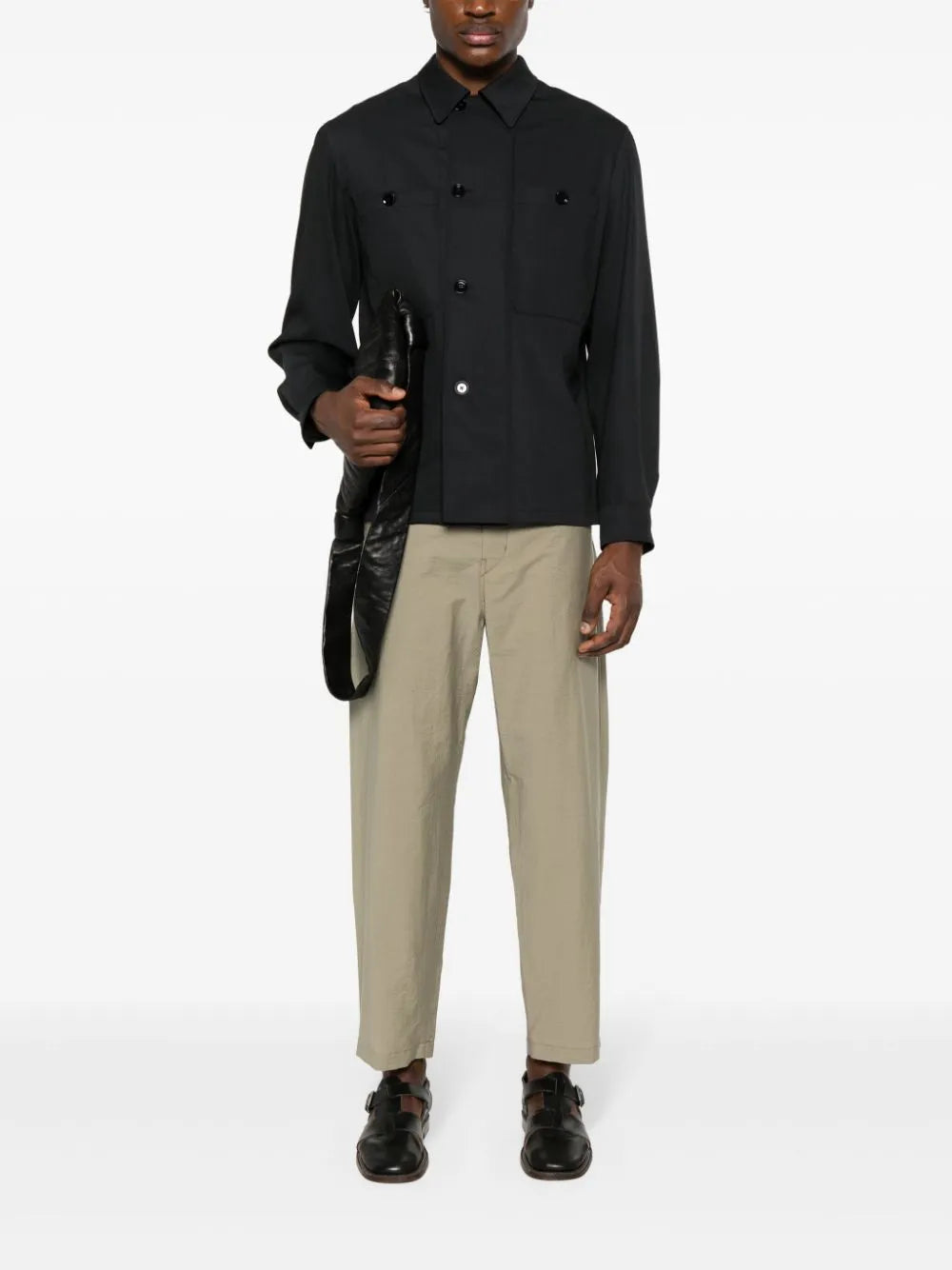 Military-Inspired Overshirt