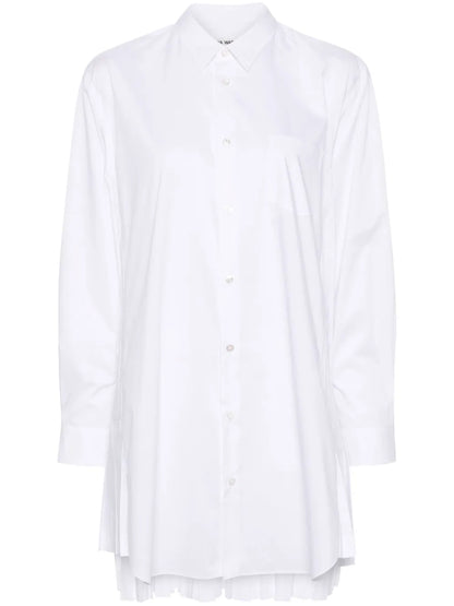 Plissé Poplin Shirt
