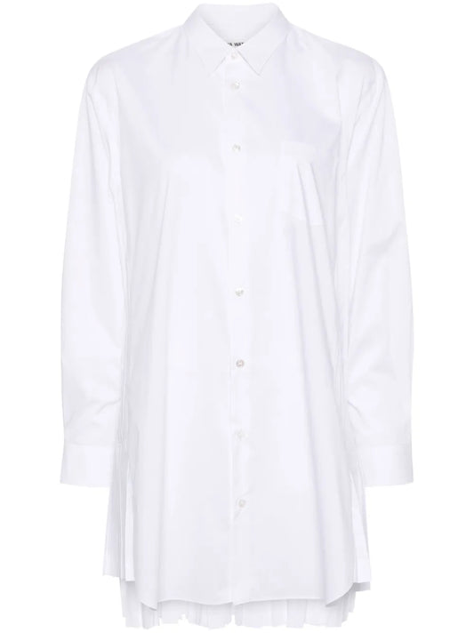 Plissé Poplin Shirt