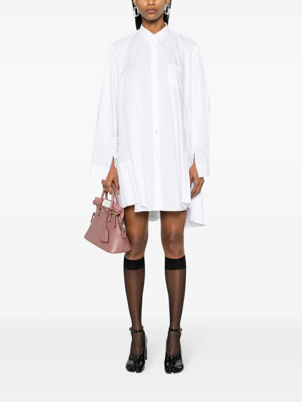 Plissé Poplin Shirt