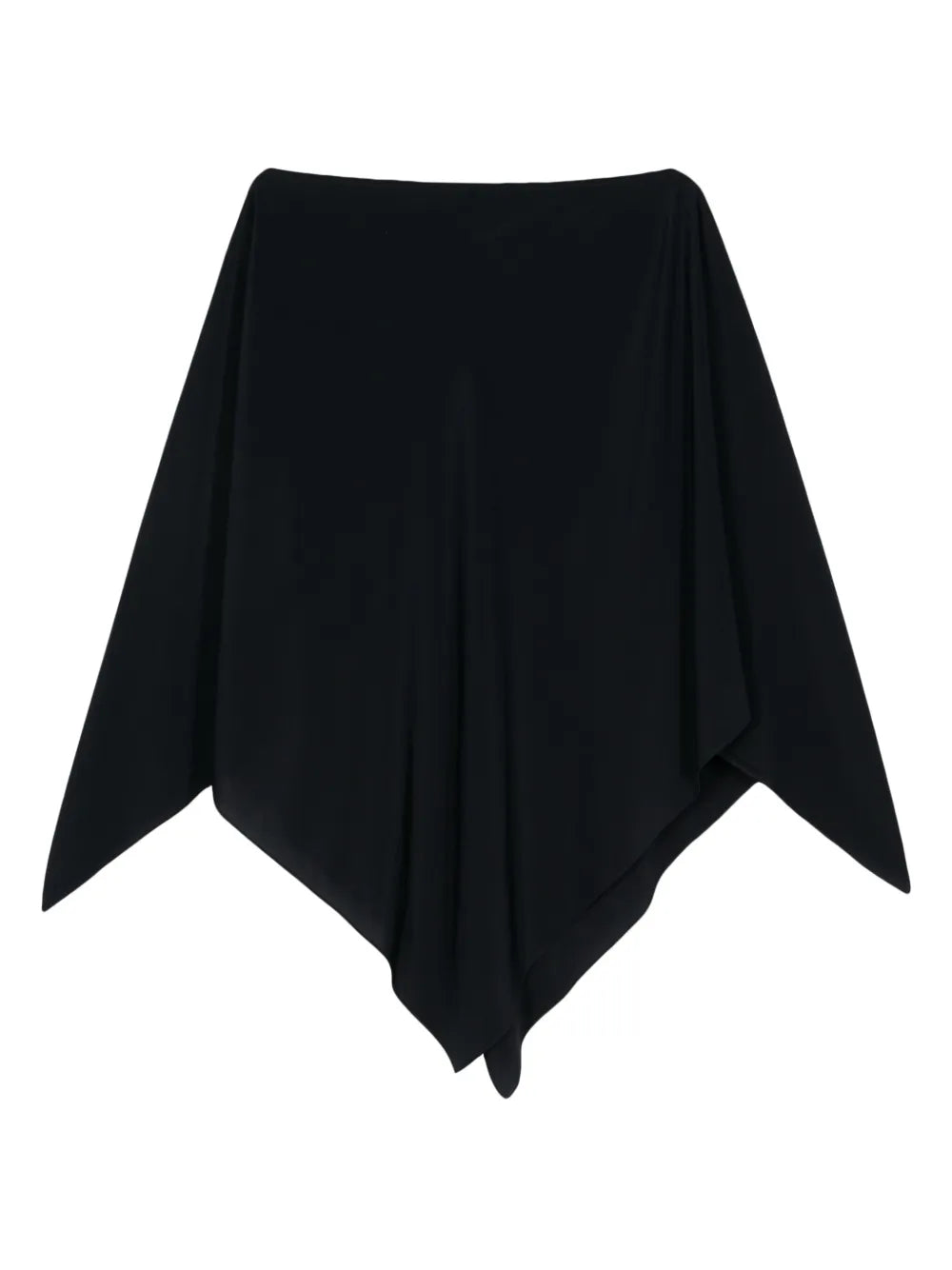 Cape-Design Satin Blouse