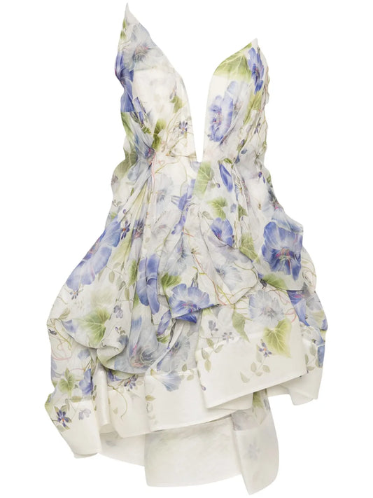 Natura Draped Mini Dress