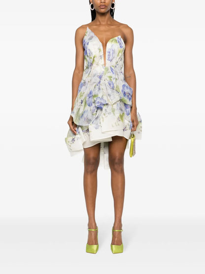 Natura Draped Mini Dress