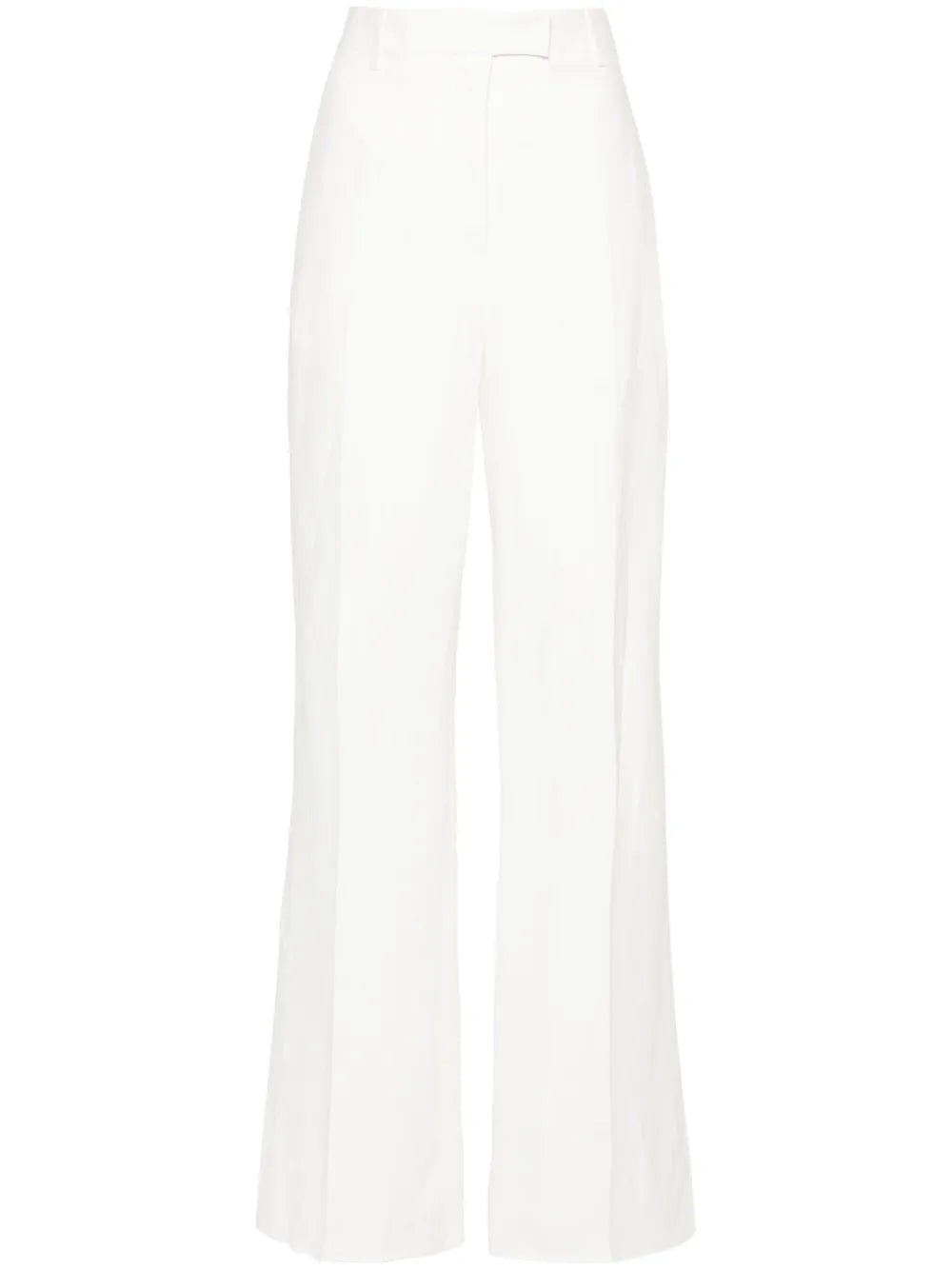 Chambray Straight Trousers