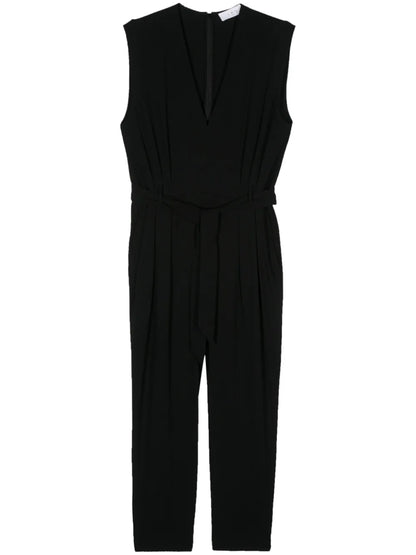 Edama Pleat-Detail Sleeveless Jumpsuit