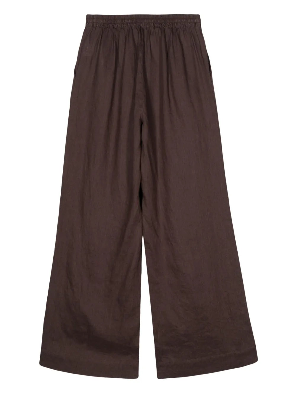 Broderie-Anglaise Linen Trousers