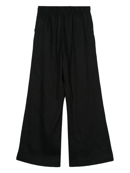 Broderie-Anglaise Linen Trousers