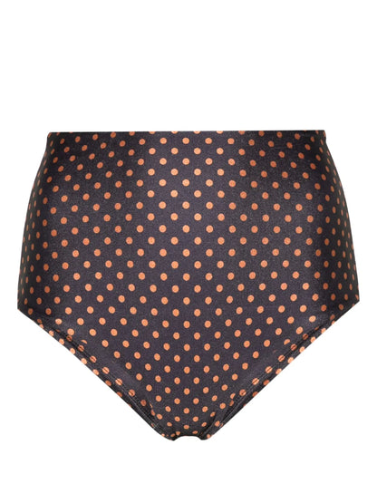 Reyes Polka-Dot Bikini Bottoms