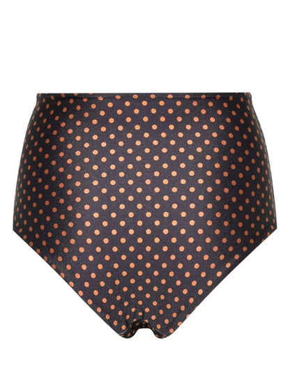 Reyes Polka-Dot Bikini Bottoms