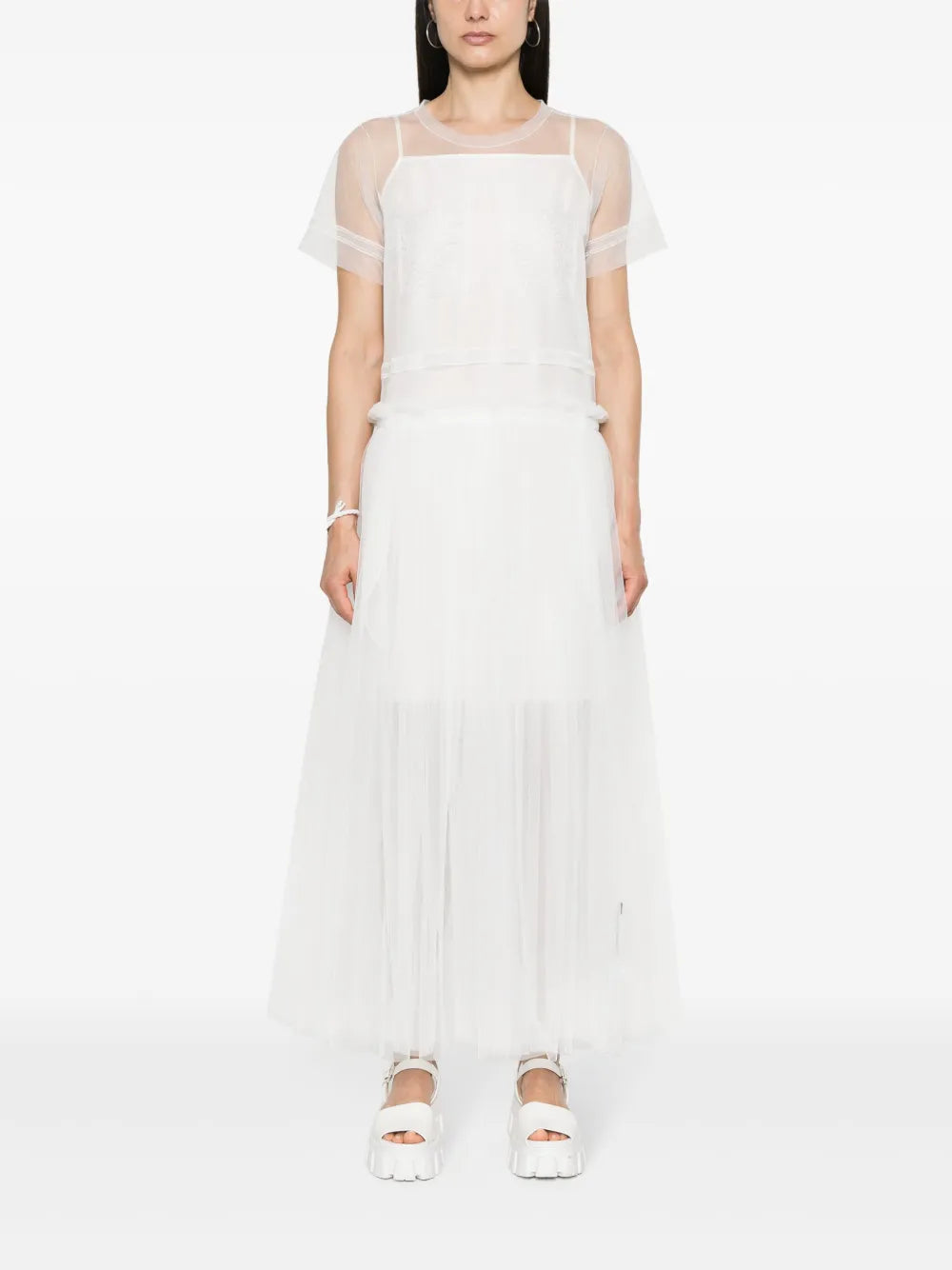 Mesh Sheer Maxi Dress