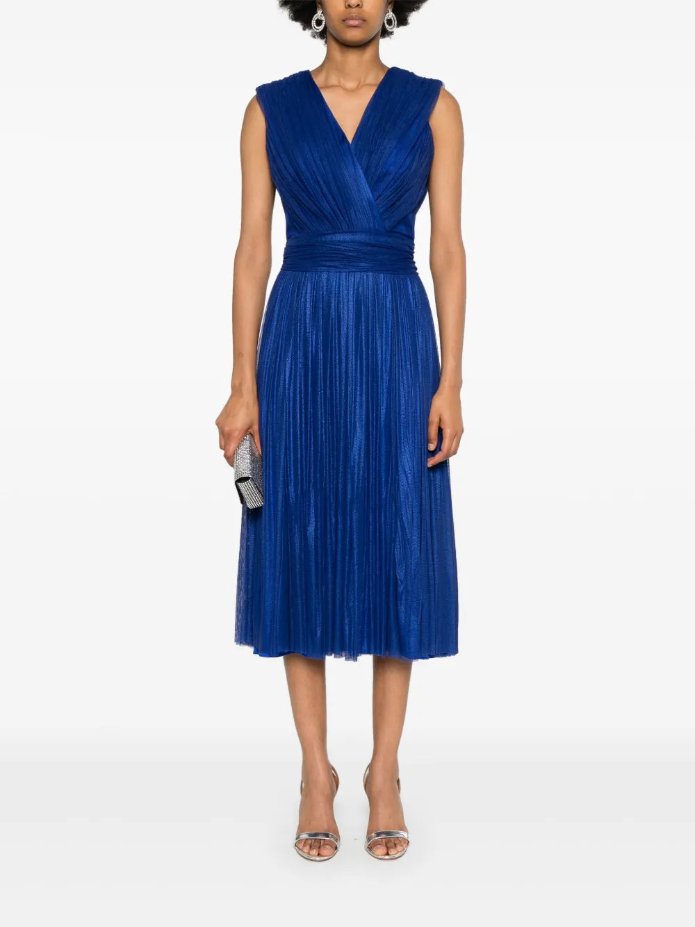 Draped Midi Dress