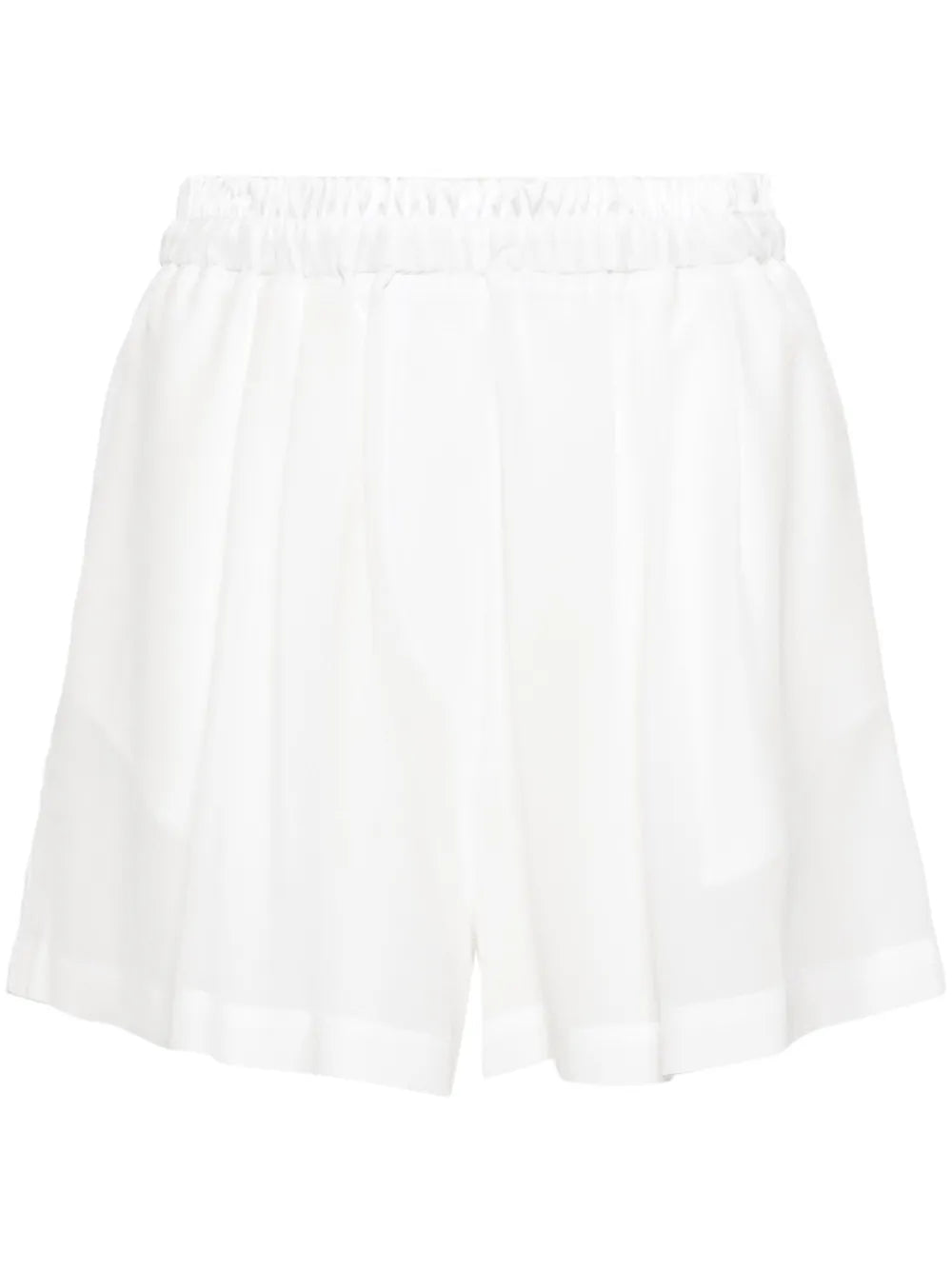 Semi-Sheer Silk Shorts