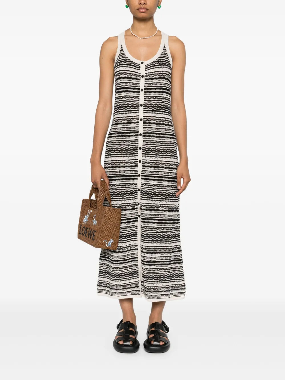 Haroya Striped Maxi Dress