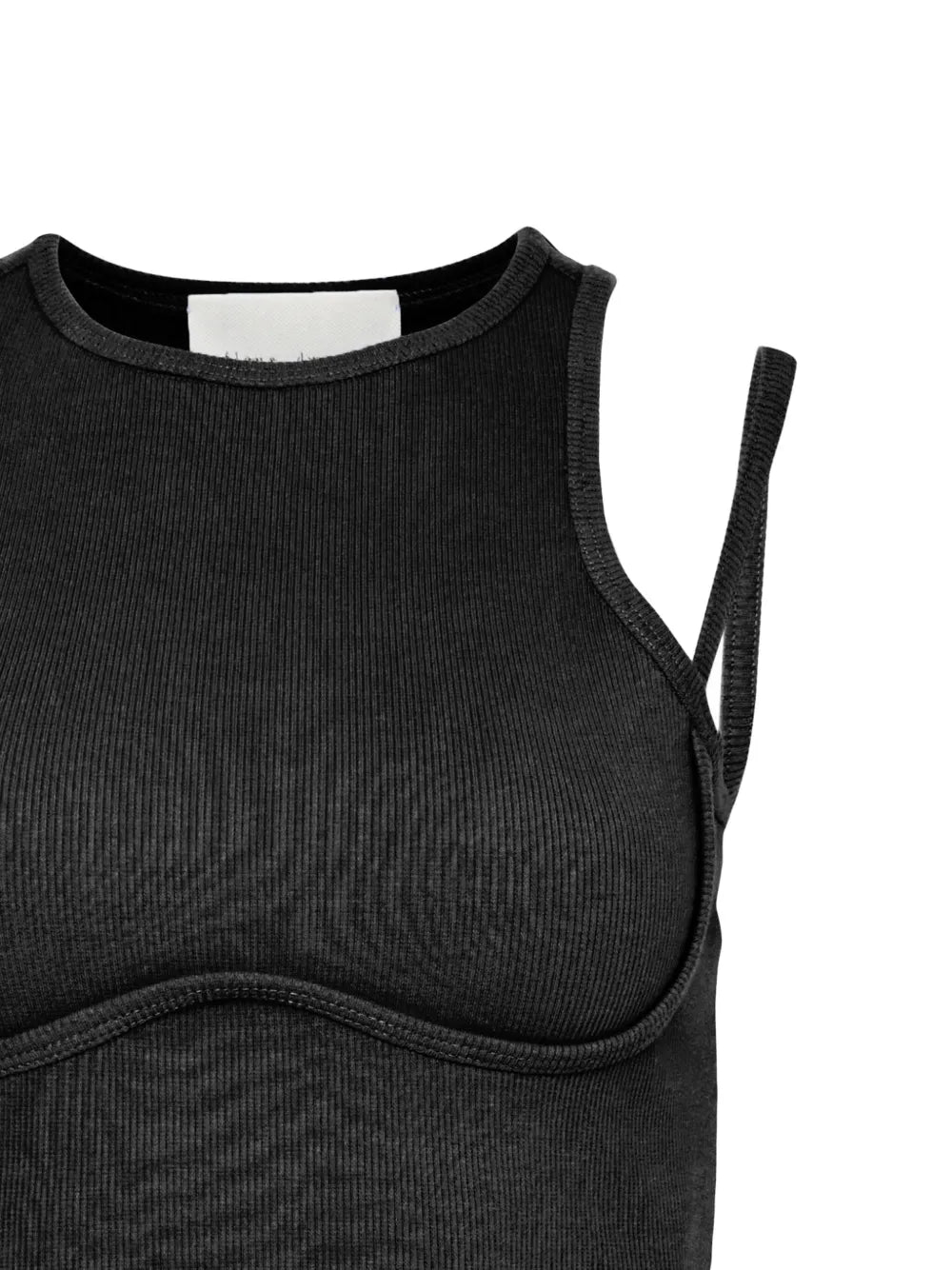 Strappy Ribbed Tank Top