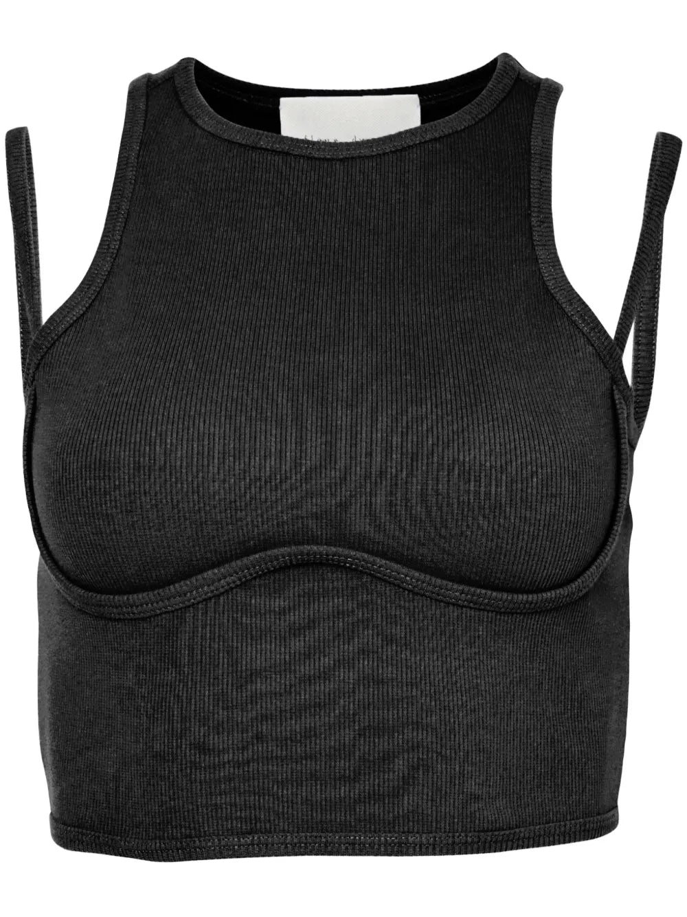Strappy Ribbed Tank Top