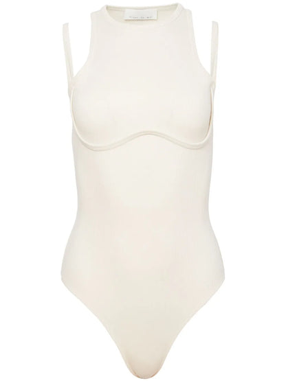 Strappy Ribbed Bodysuit