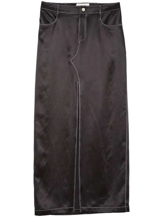 Silk Maxi Skirt