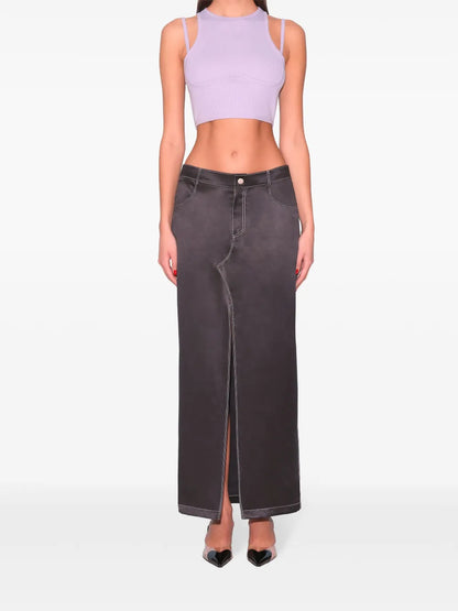 Silk Maxi Skirt
