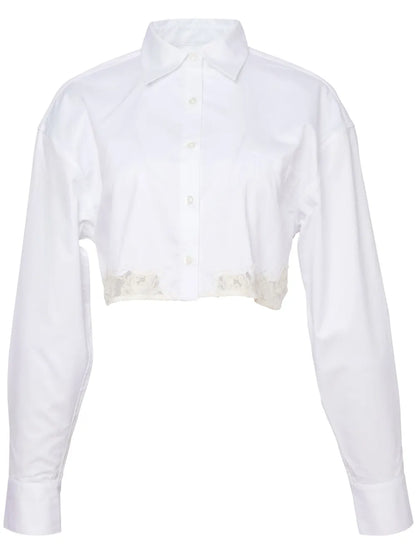 Poplin Cropped Shirt