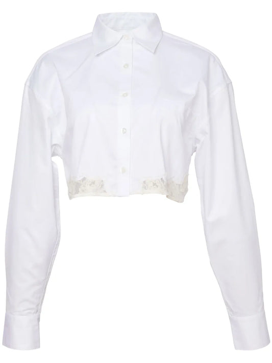 Poplin Cropped Shirt