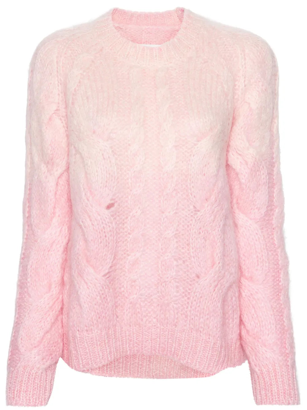 Ombré Cable-Knit Jumper