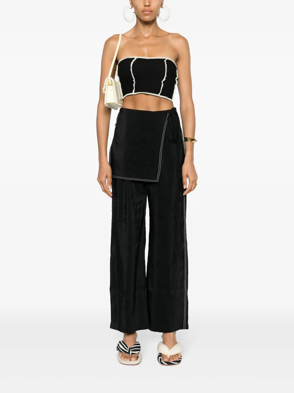 Luisa Strapless Cropped Top