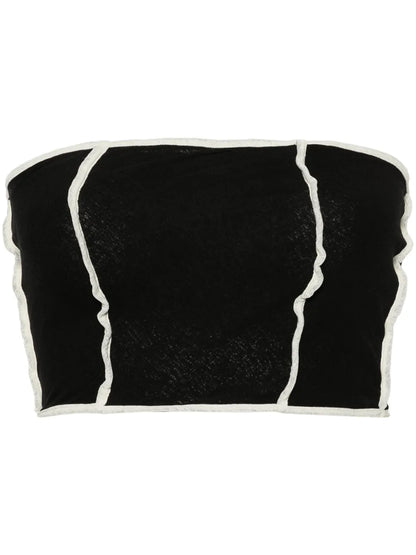 Luisa Strapless Cropped Top