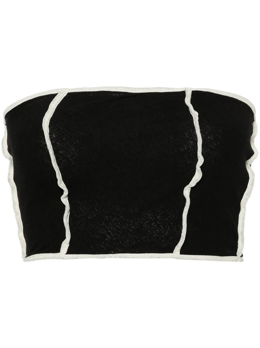 Luisa Strapless Cropped Top