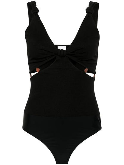 V-Neck Cut-Out Bodysuit