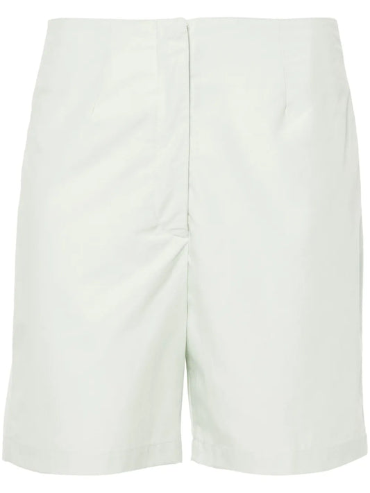 Dart-Detail Cotton Shorts