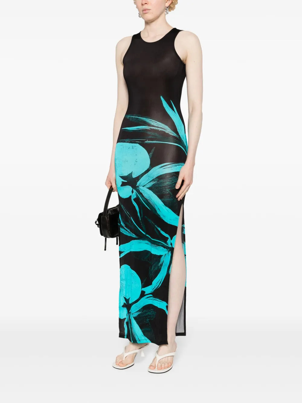 Sea Breeze Floral-Print Dress