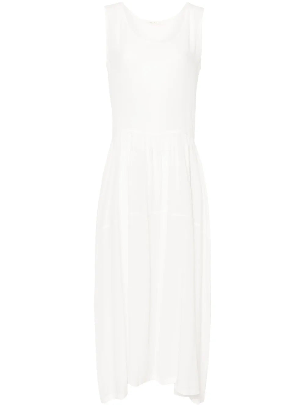 Tiered Silk Maxi Dress