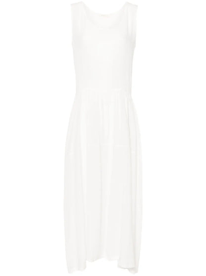 Tiered Silk Maxi Dress