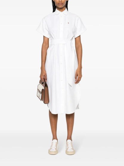 Polo Pony-Motif Shirt Dress