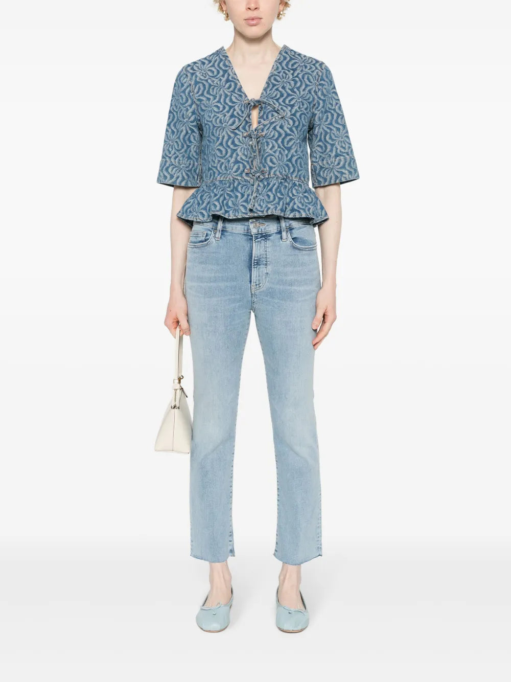 High-Rise Straight-Leg Jeans