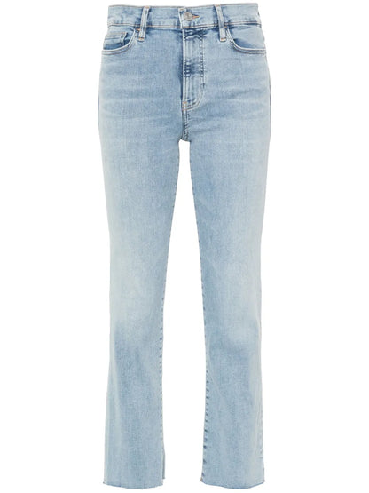 High-Rise Straight-Leg Jeans