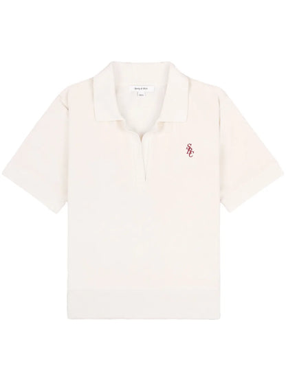 Src Velour Cotton Polo Shirt