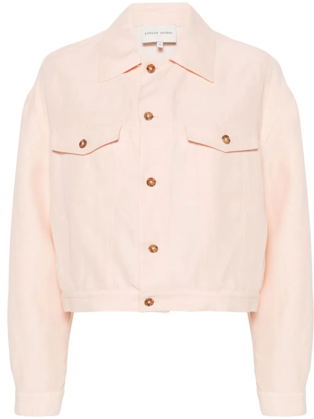 Shantung Buttoned Jacket