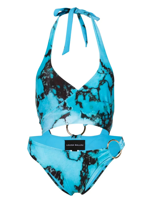 Starburst Cut-Out Swimsuit